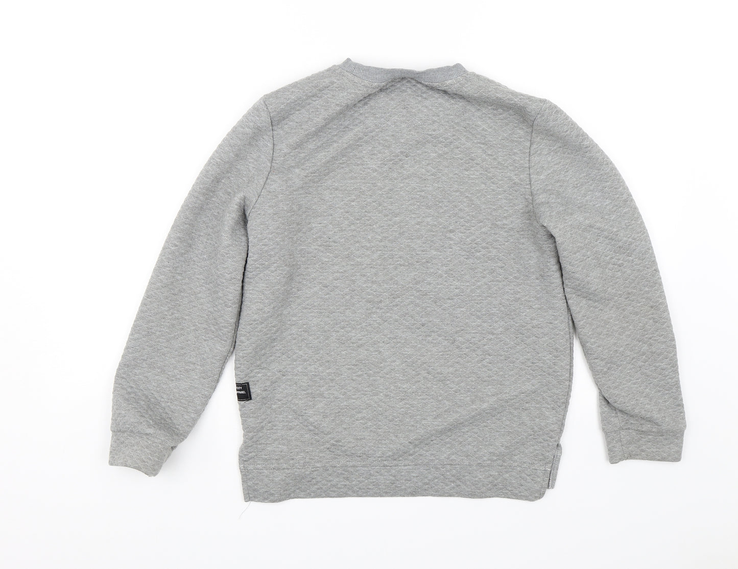 Primark Boys Grey   Pullover Jumper Size 12-13 Years