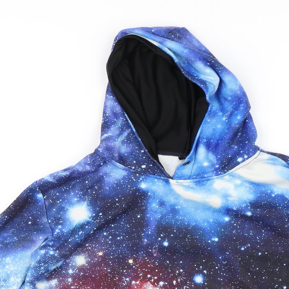 Preworn Womens Black   Pullover Hoodie Size M