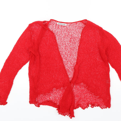 Eastern Classics Womens Red   Shrug Jumper One Size