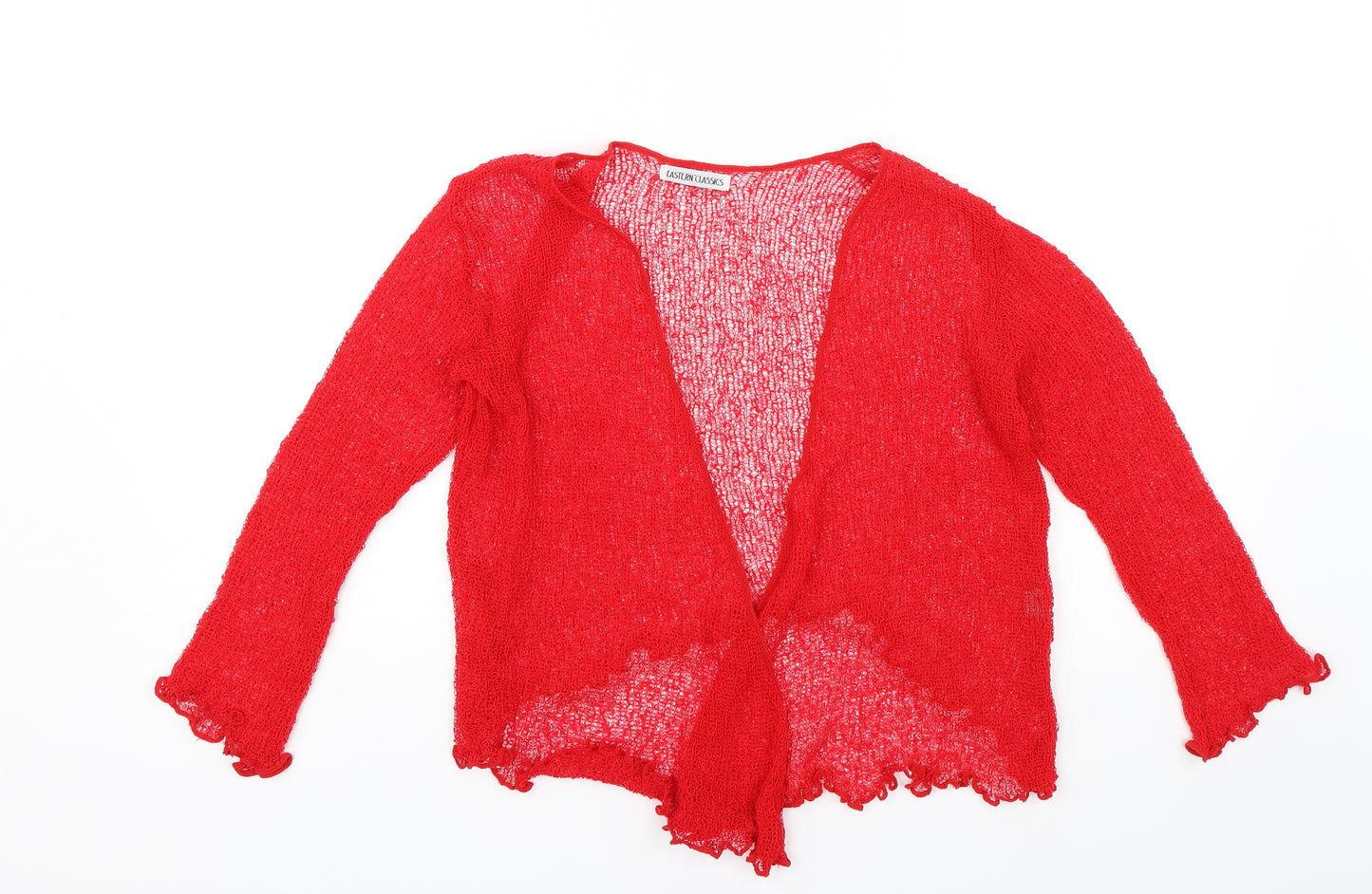 Eastern Classics Womens Red   Shrug Jumper One Size