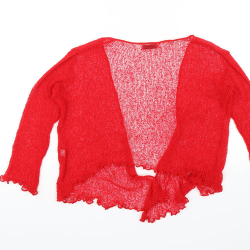 Eastern Classics Womens Red   Shrug Jumper One Size