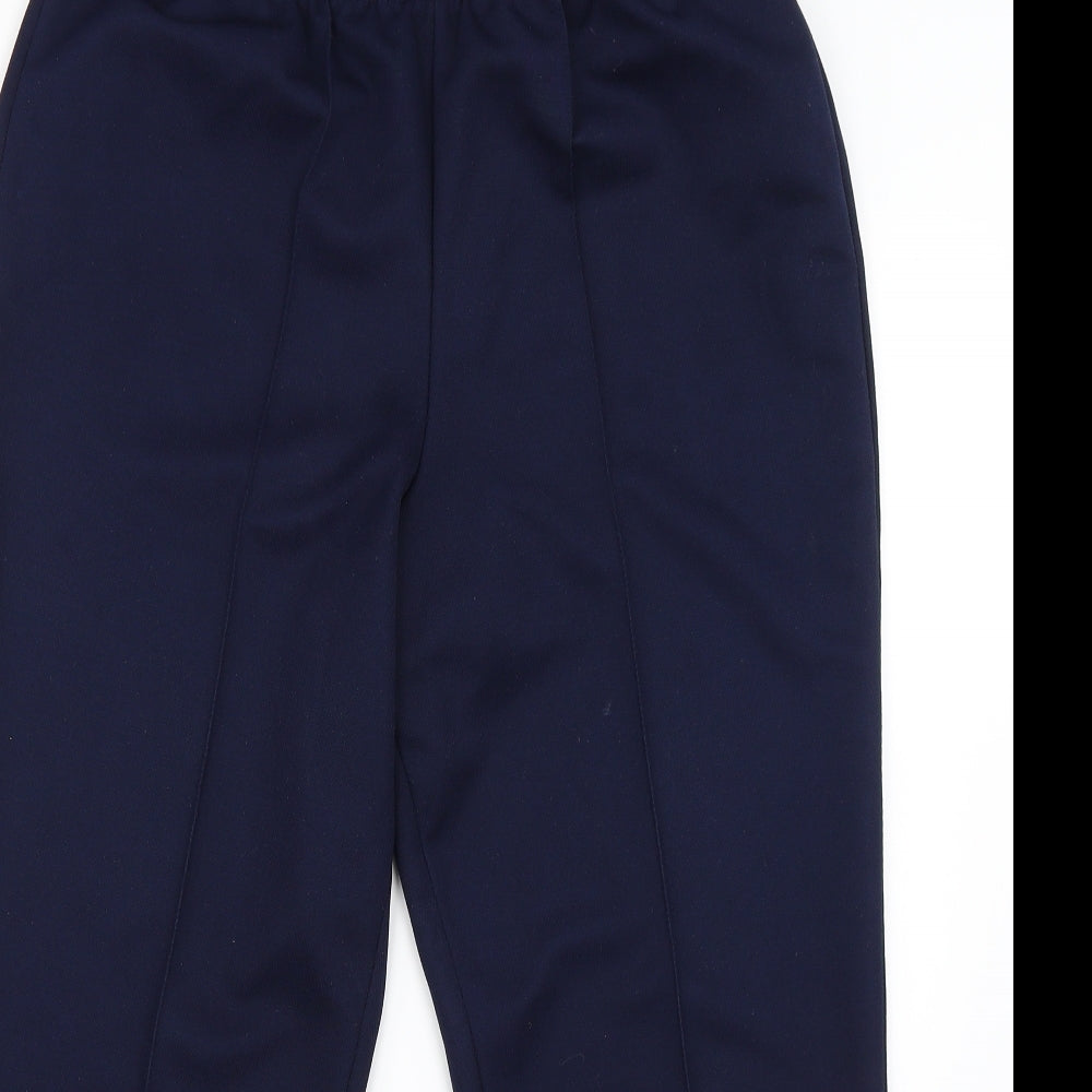 Slimma Womens Blue   Capri Trousers Size 16 L25 in