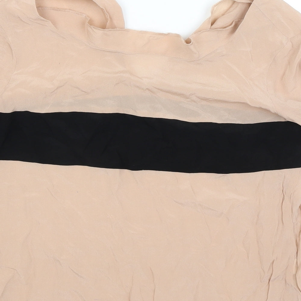 chawel Womens Beige   Basic Blouse Size 38