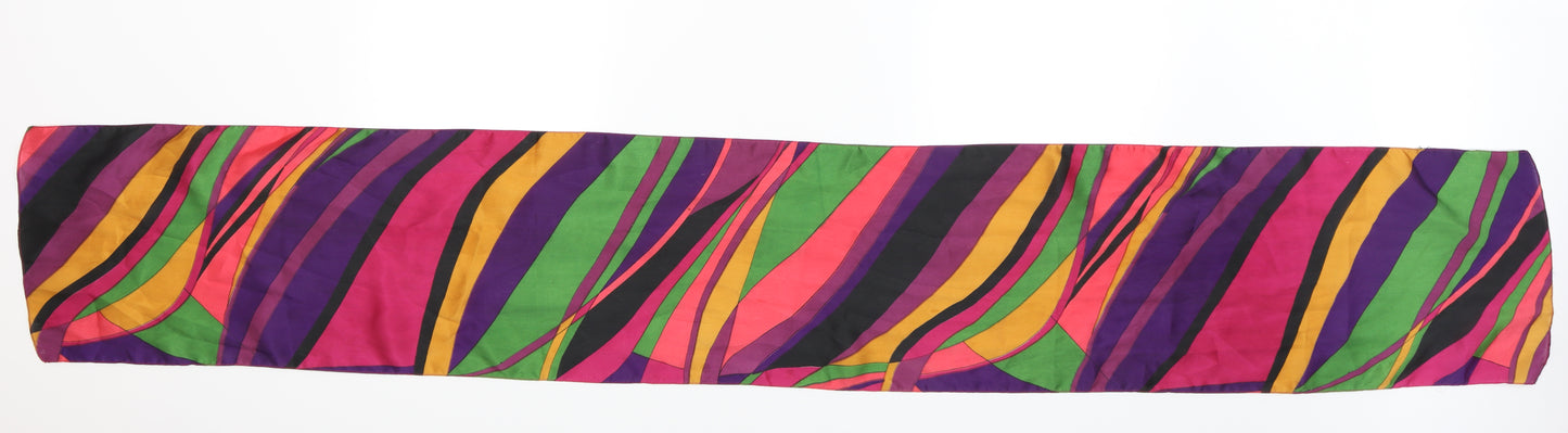 Preworn Womens Multicoloured Striped   Shawl/Wrap