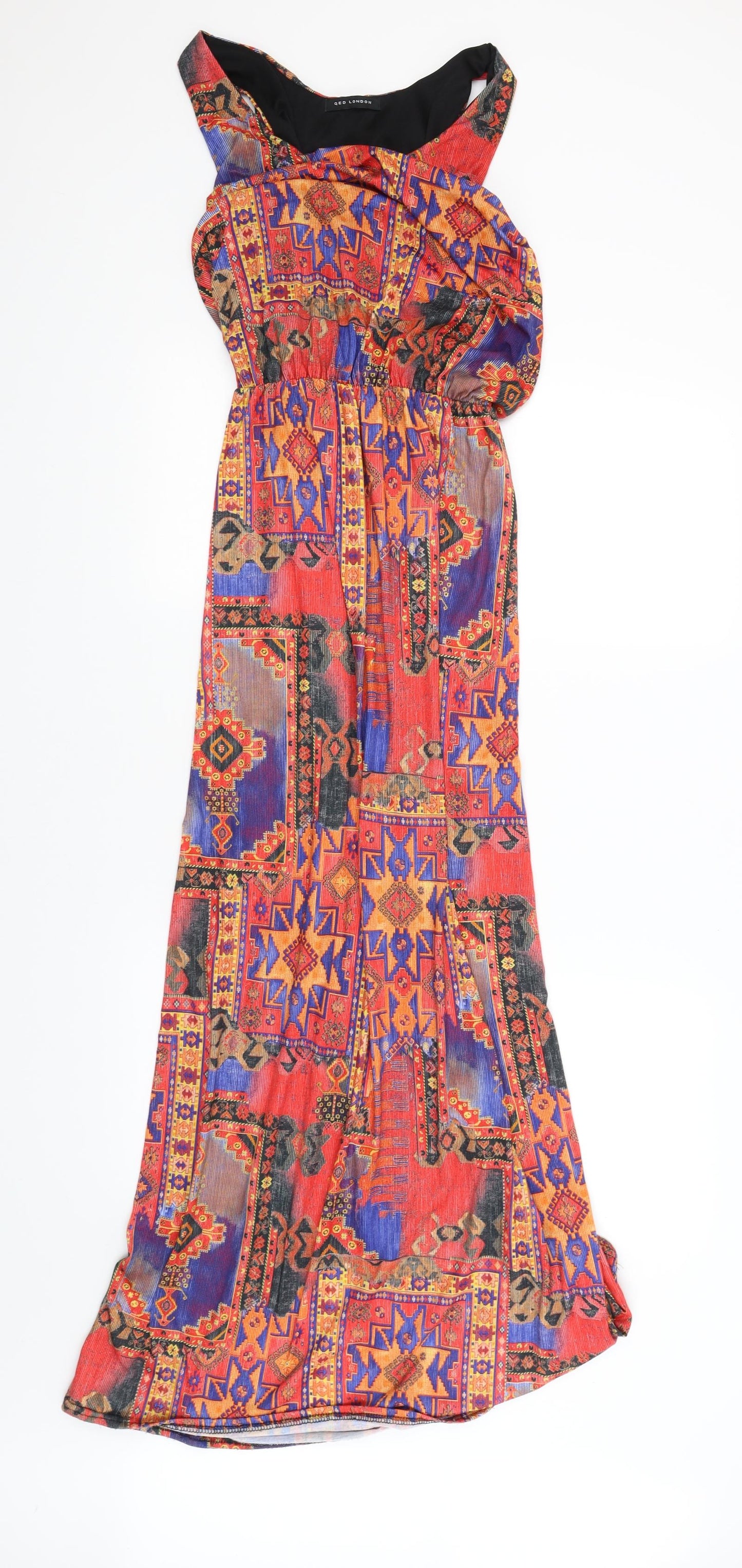 ged london Womens Multicoloured Paisley  Tank Dress  Size S