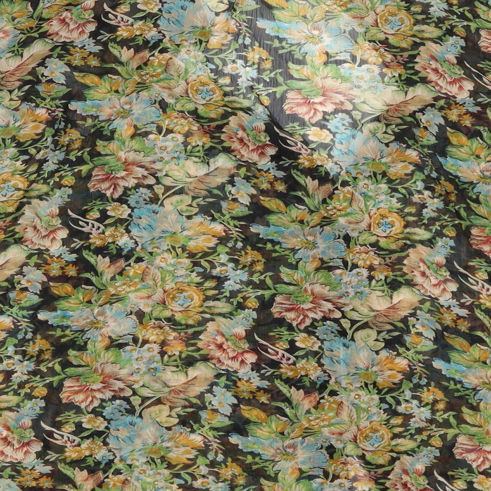 Peacocks Womens Multicoloured Floral  Basic Button-Up Size 14