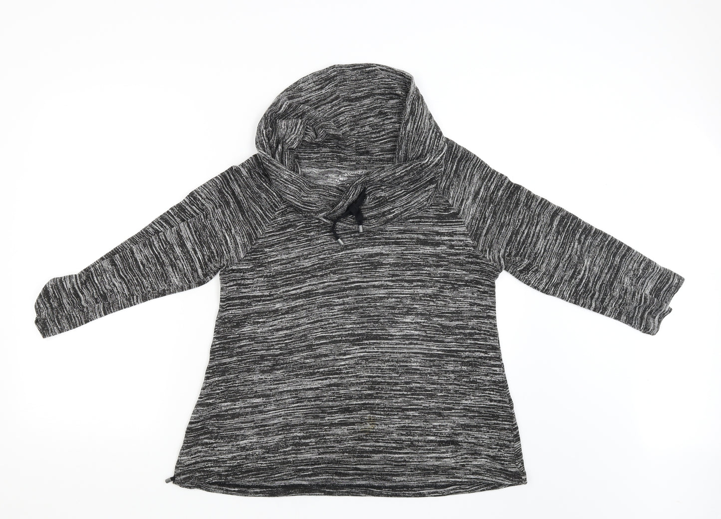 Peacocks Mens Grey   Pullover Hoodie Size M