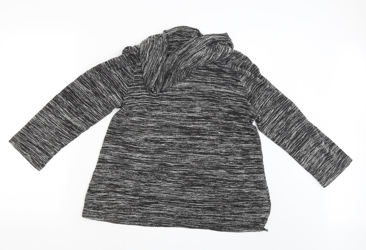 Peacocks Mens Grey   Pullover Hoodie Size M