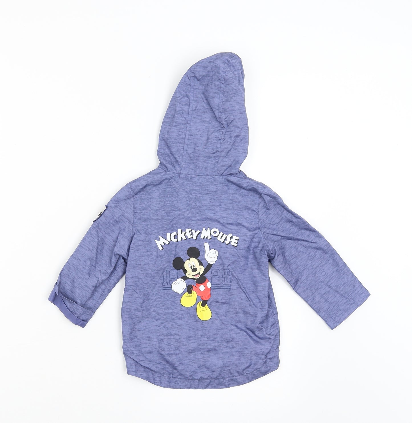 Disney Boys Purple   Jacket Coat Size 9-12 Months  - mickey mouse