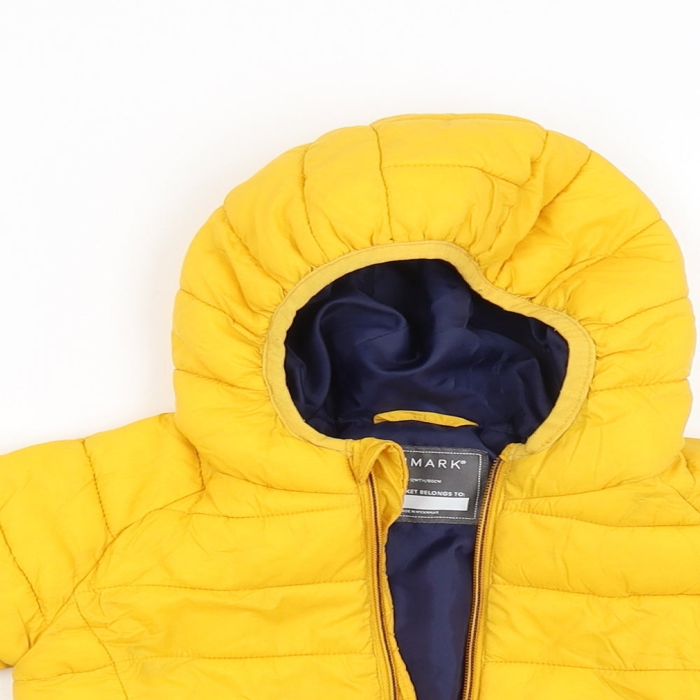 Primark Boys Yellow   Jacket Coat Size 9-12 Months