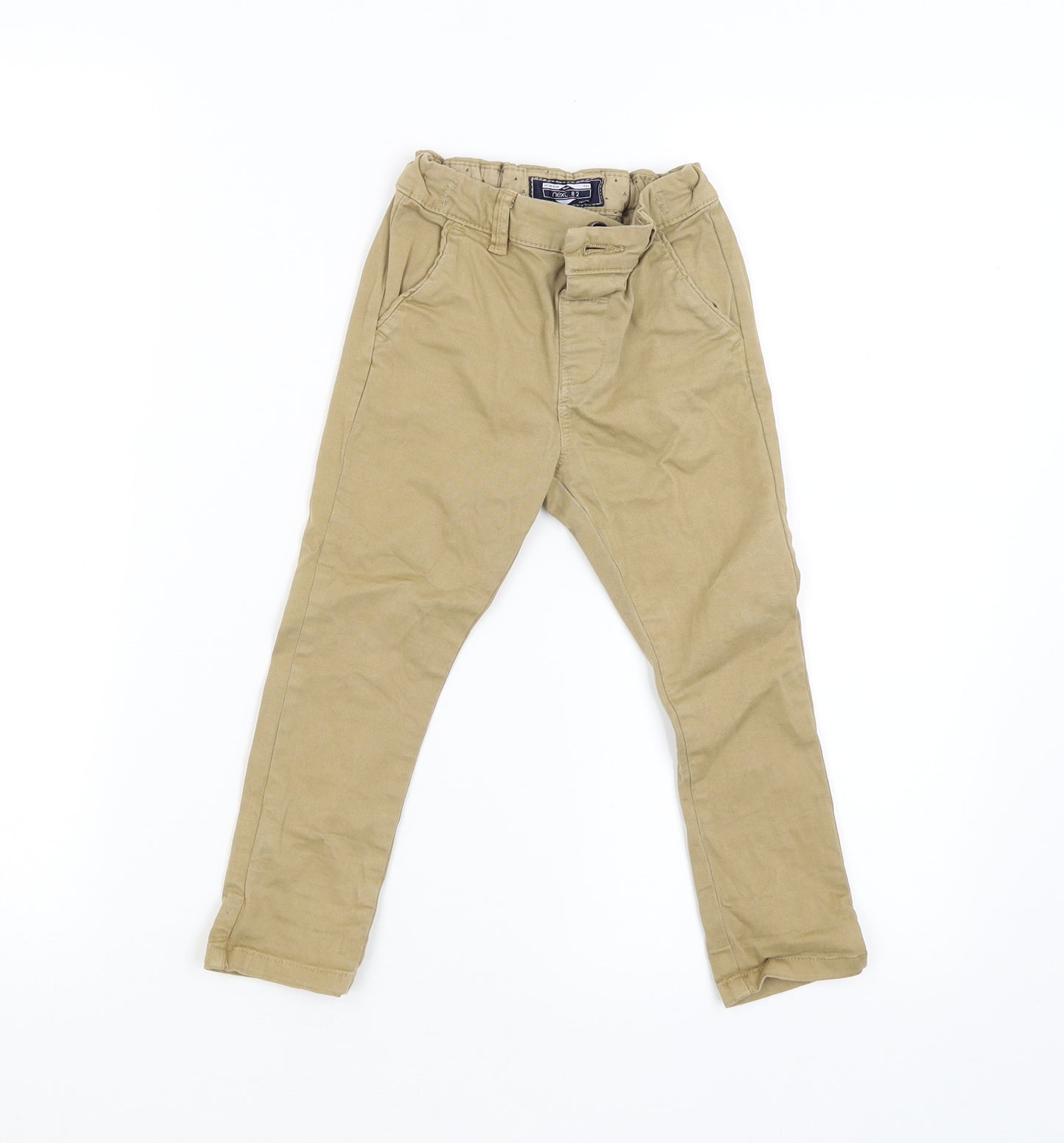 NEXT Boys Beige   Cargo Trousers Size 18-24 Months L50 cm