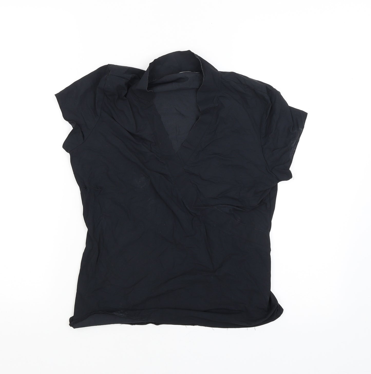 Marks and Spencer Womens Black   Basic Blouse Size 12