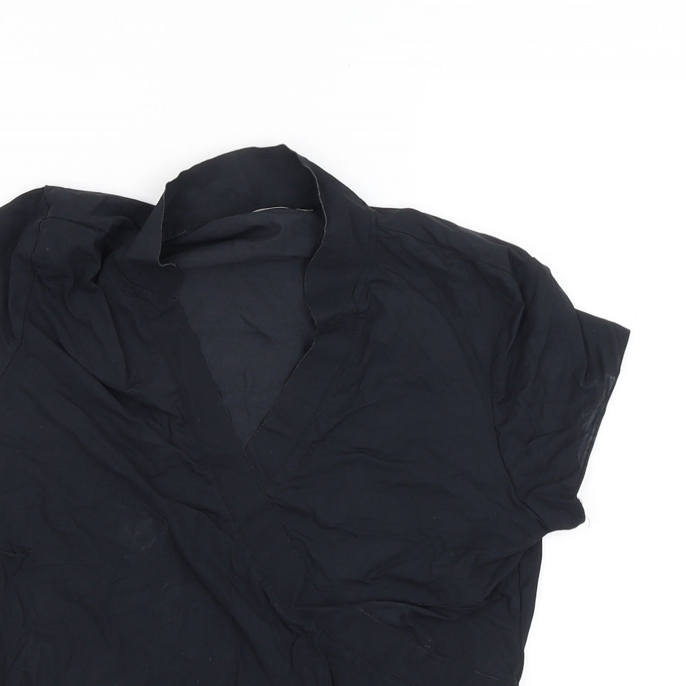 Marks and Spencer Womens Black   Basic Blouse Size 12