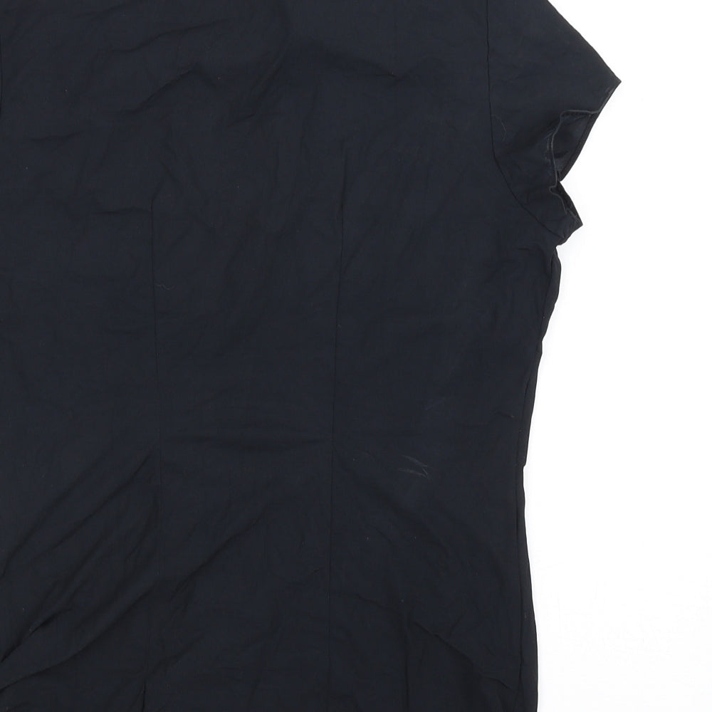 Marks and Spencer Womens Black   Basic Blouse Size 12