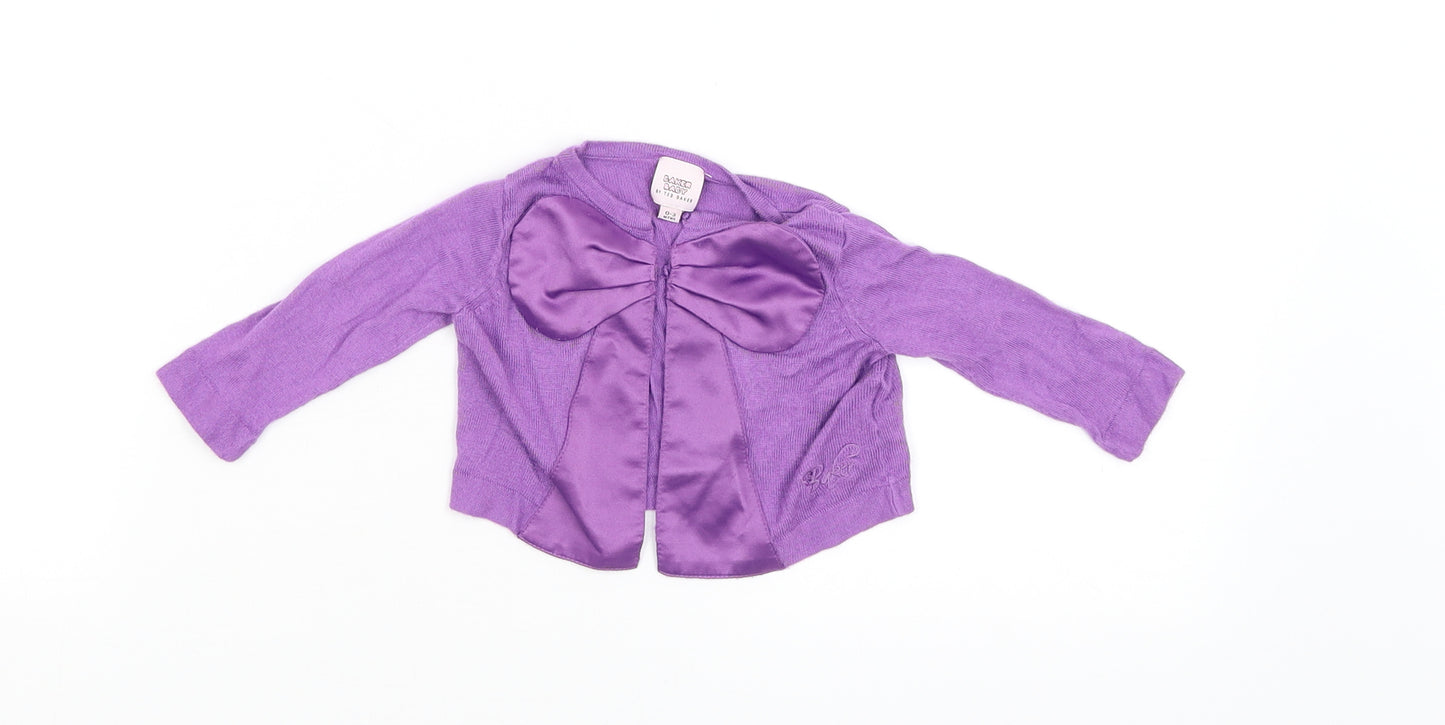 Ted Baker Girls Purple   Basic Blouse Size 0-3 Months