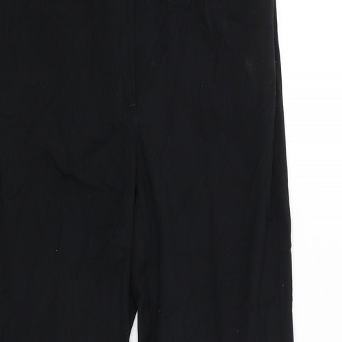 M&S Womens Black   Trousers  Size 8 L26 in