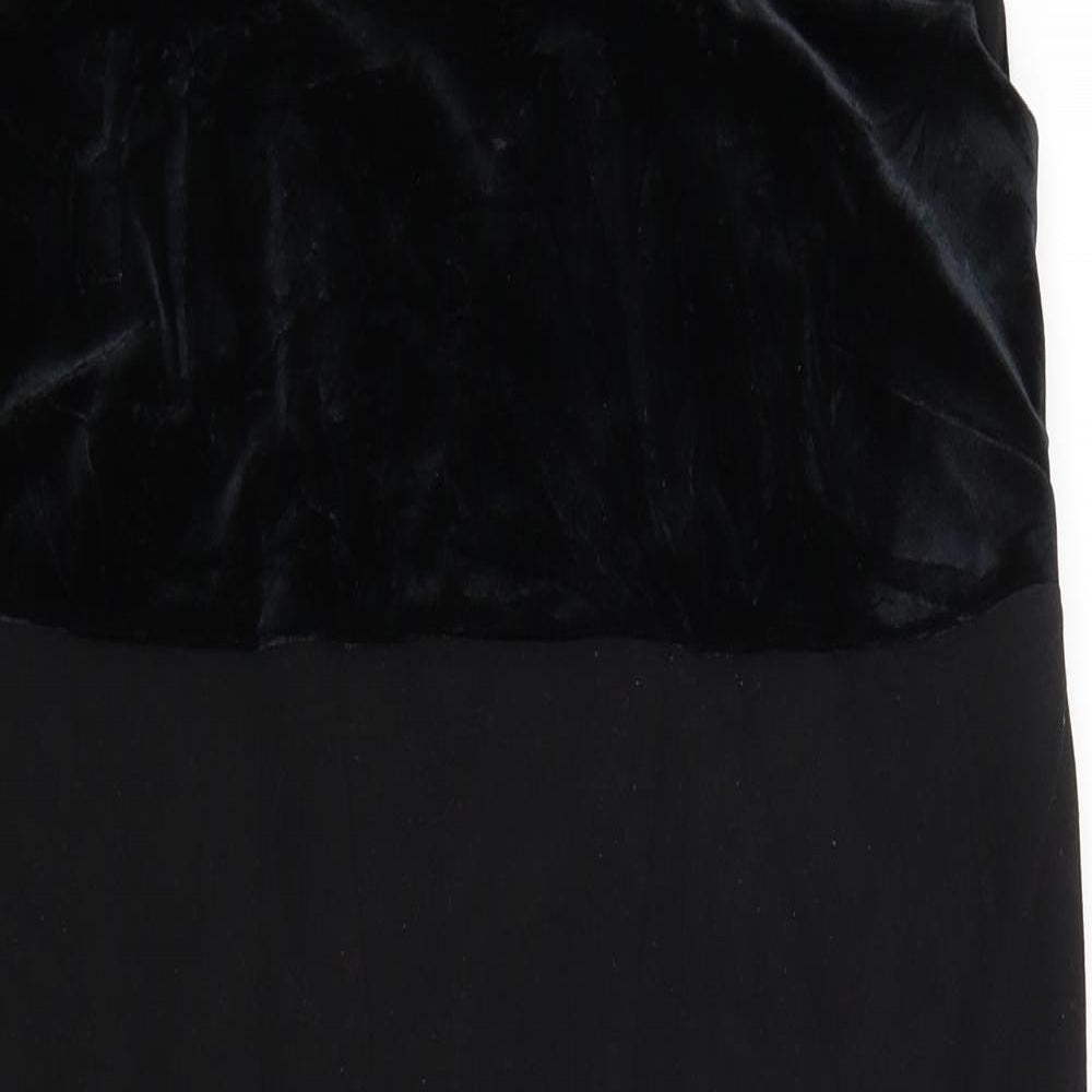 M&S Womens Black   Tank Dress  Size 10