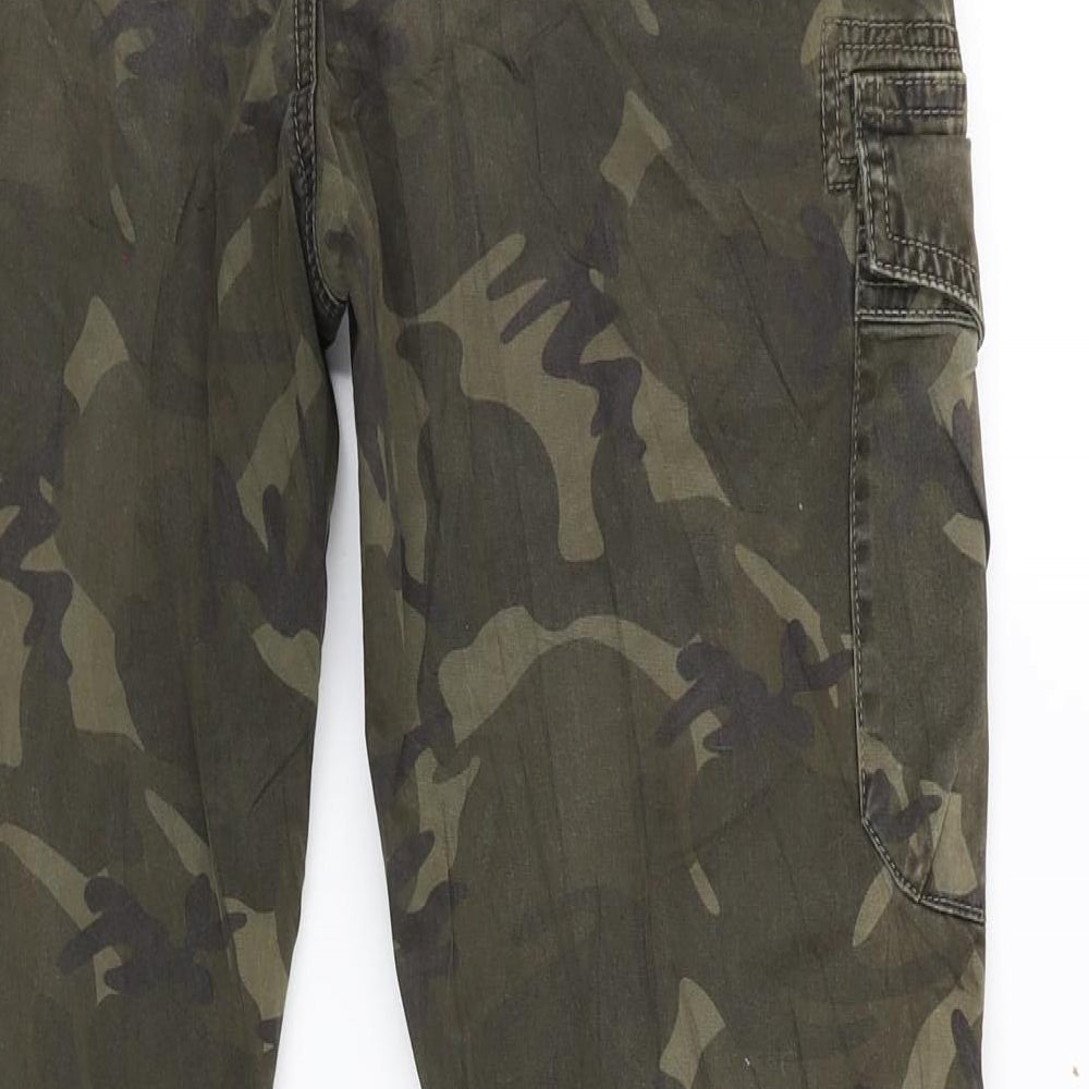 Superdry Womens Brown Camouflage  Cargo Trousers Size S L29 in