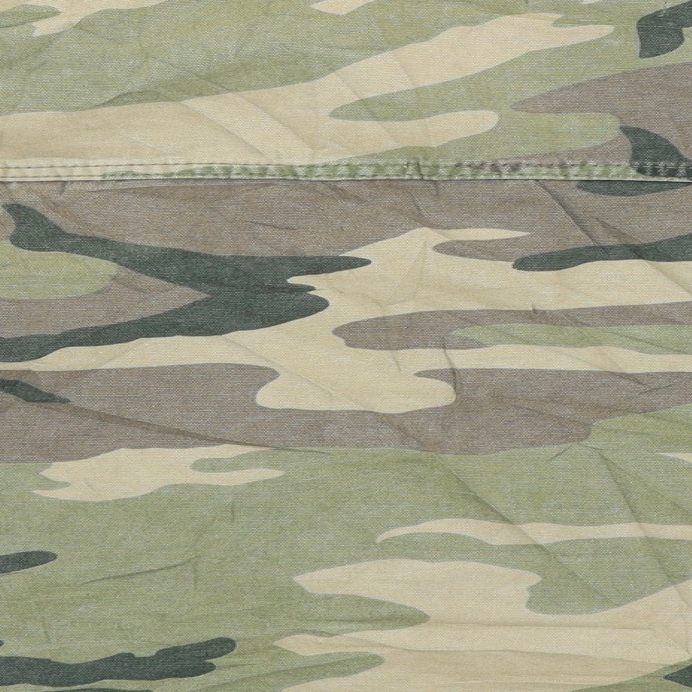 Topshop Womens Green Camouflage  Military Jacket Coat Size XS