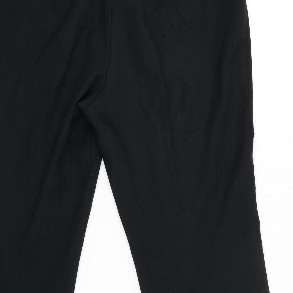 Dunnes Womens Black   Trousers  Size 14 L28 in
