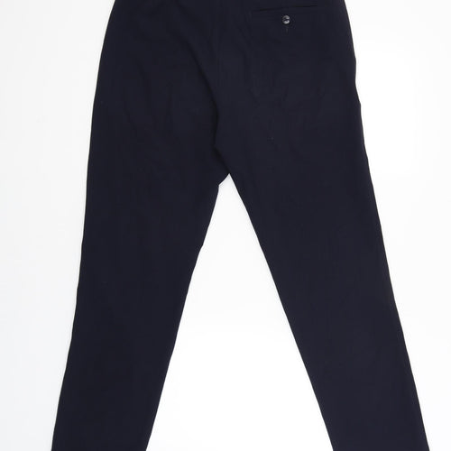 M&S Womens Blue   Trousers  Size 32 L31 in