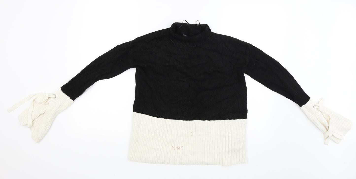 Primark Womens Black   Pullover Jumper Size S