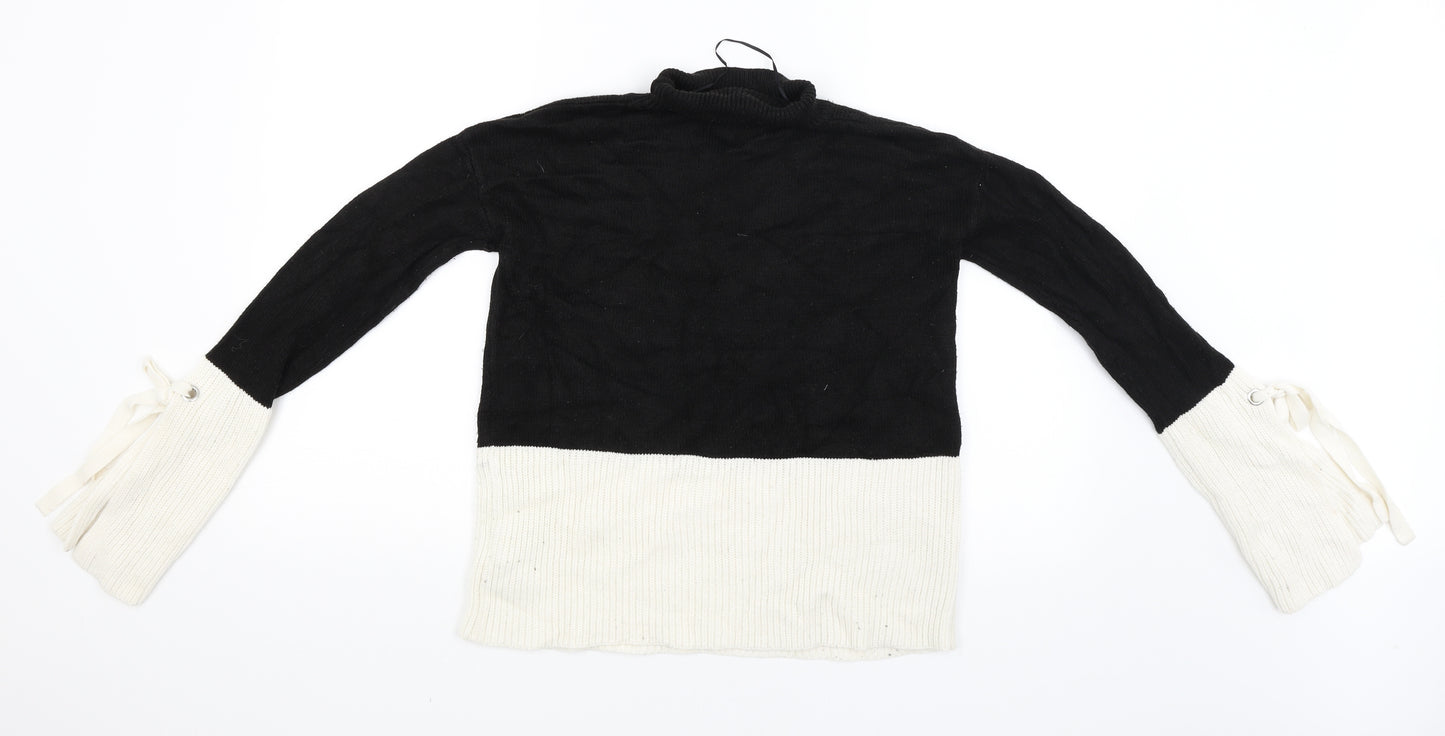 Primark Womens Black   Pullover Jumper Size S