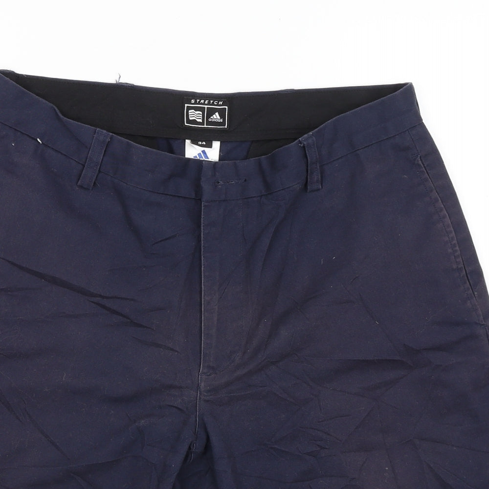 addidas Mens Blue   Cargo Shorts Size 34