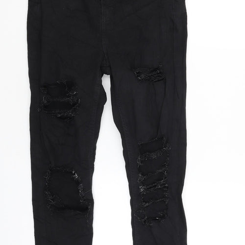 Topshop Womens Black   Skinny Jeans Size 28 L26 in