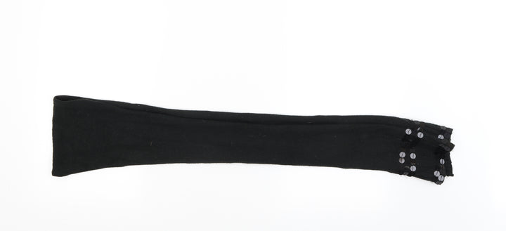 Preworn Womens Black Scarf