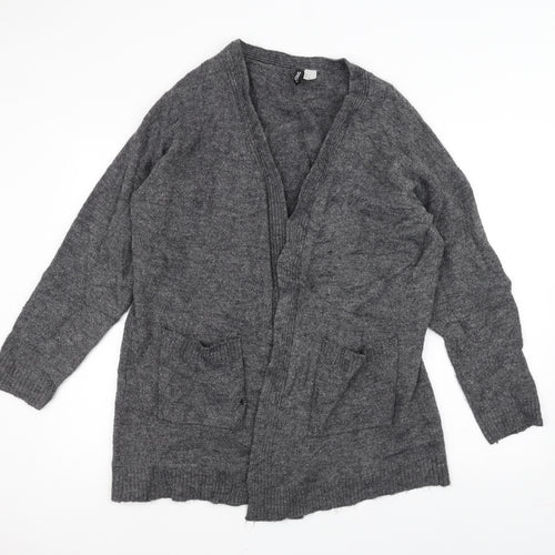 H&M Womens Grey   Jacket Coatigan Size M