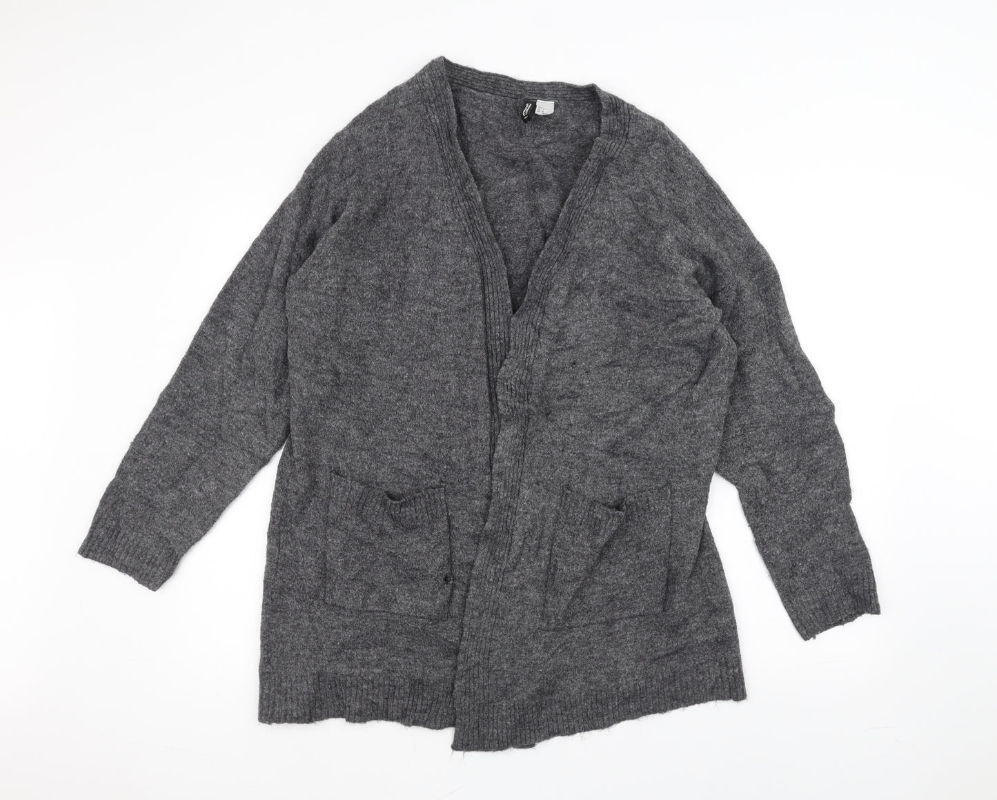 H&M Womens Grey   Jacket Coatigan Size M