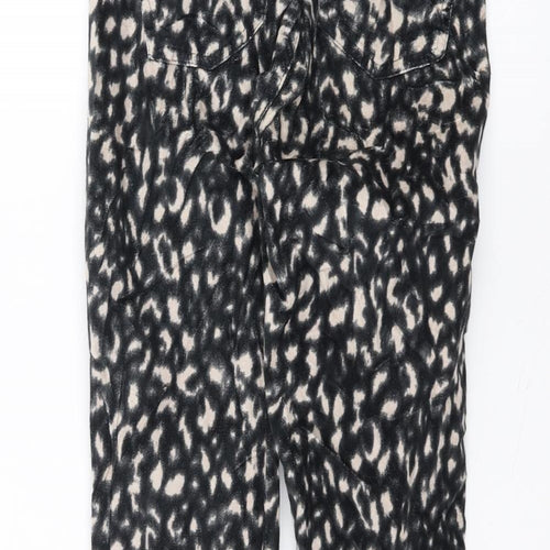 Ossira Womens Black Animal Print  Skinny Jeans Size 26 in L25 in