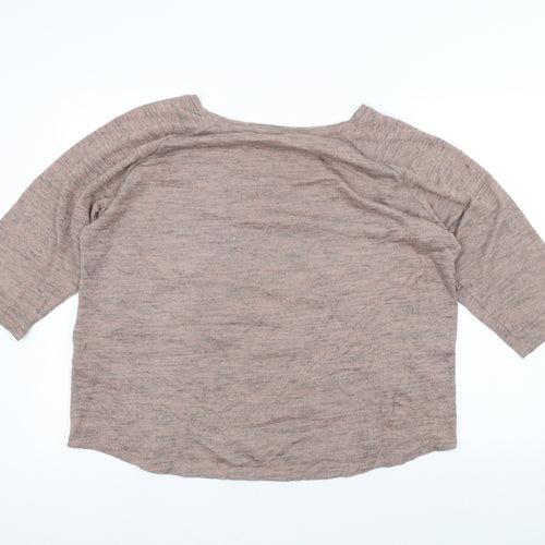 F&F Womens Brown   Pullover Jumper Size 16