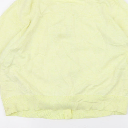 Preworn Womens Yellow   Cardigan Jumper Size L