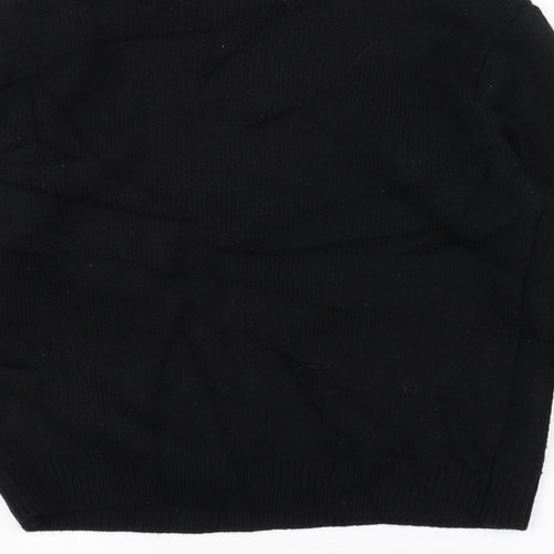 Tenki Womens Black  Knit Pullover Jumper Size M