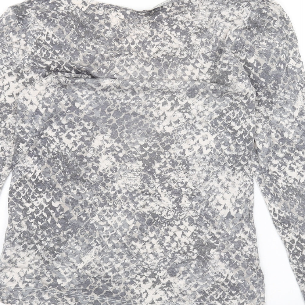 Marks and Spencer Womens Grey   Basic T-Shirt Size 12