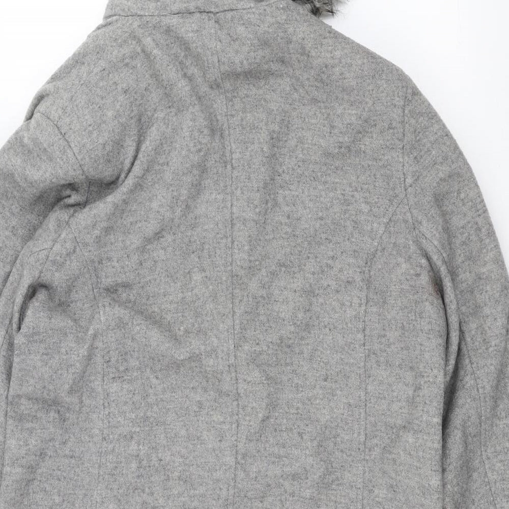 Classics Womens Grey   Overcoat Coat Size 20