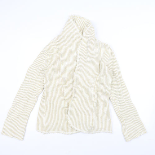Preworn Womens White   Jacket Coatigan Size 12