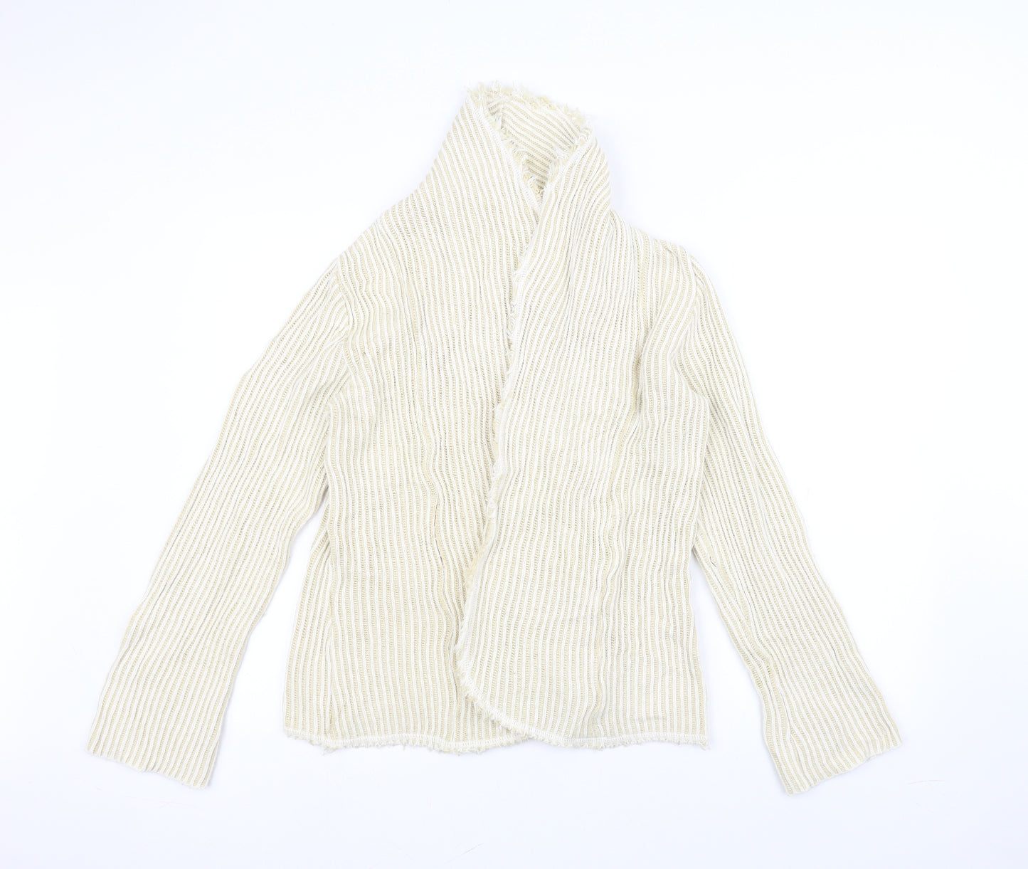 Preworn Womens White   Jacket Coatigan Size 12