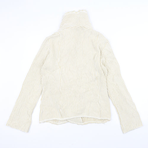 Preworn Womens White   Jacket Coatigan Size 12