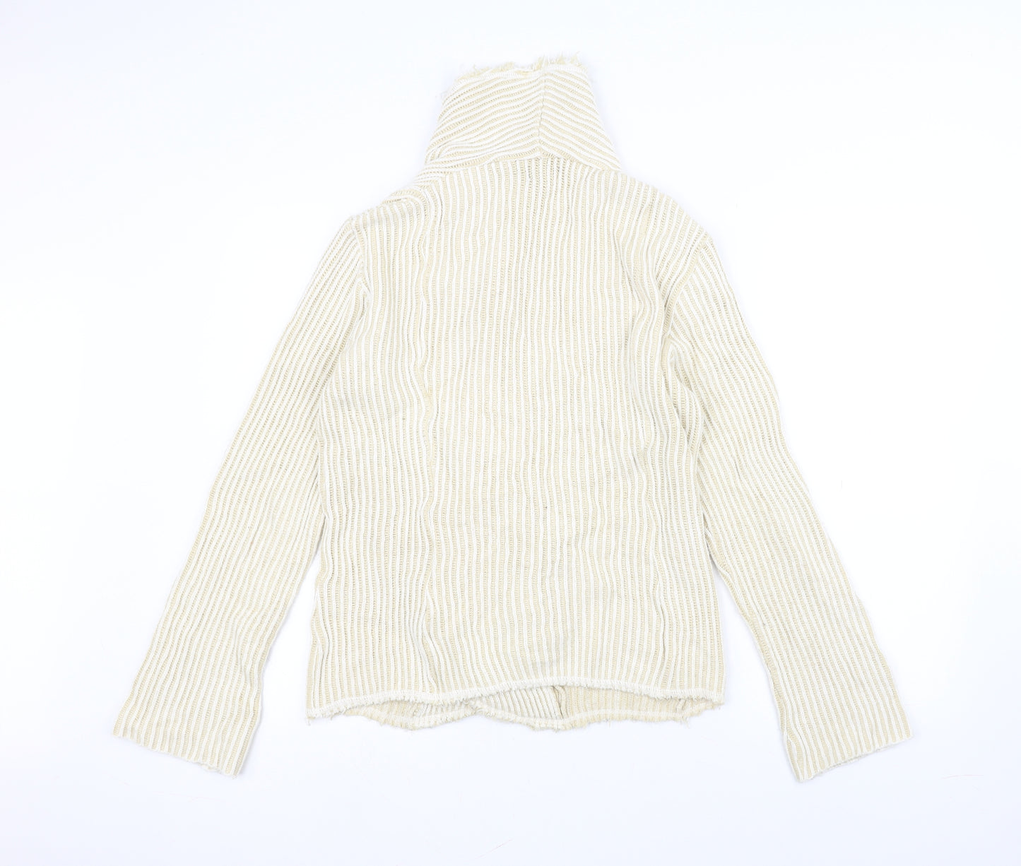 Preworn Womens White   Jacket Coatigan Size 12