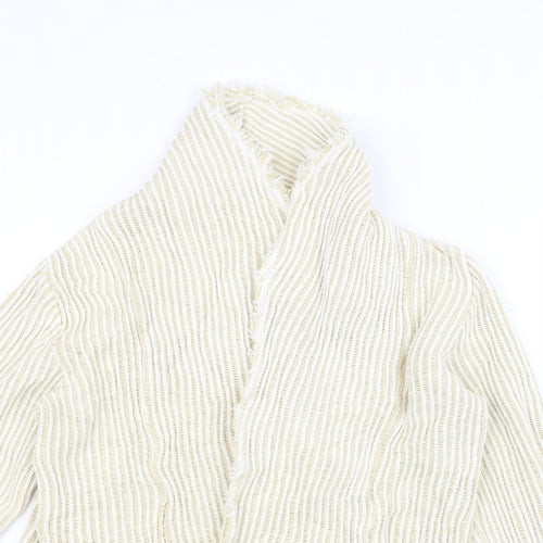 Preworn Womens White   Jacket Coatigan Size 12