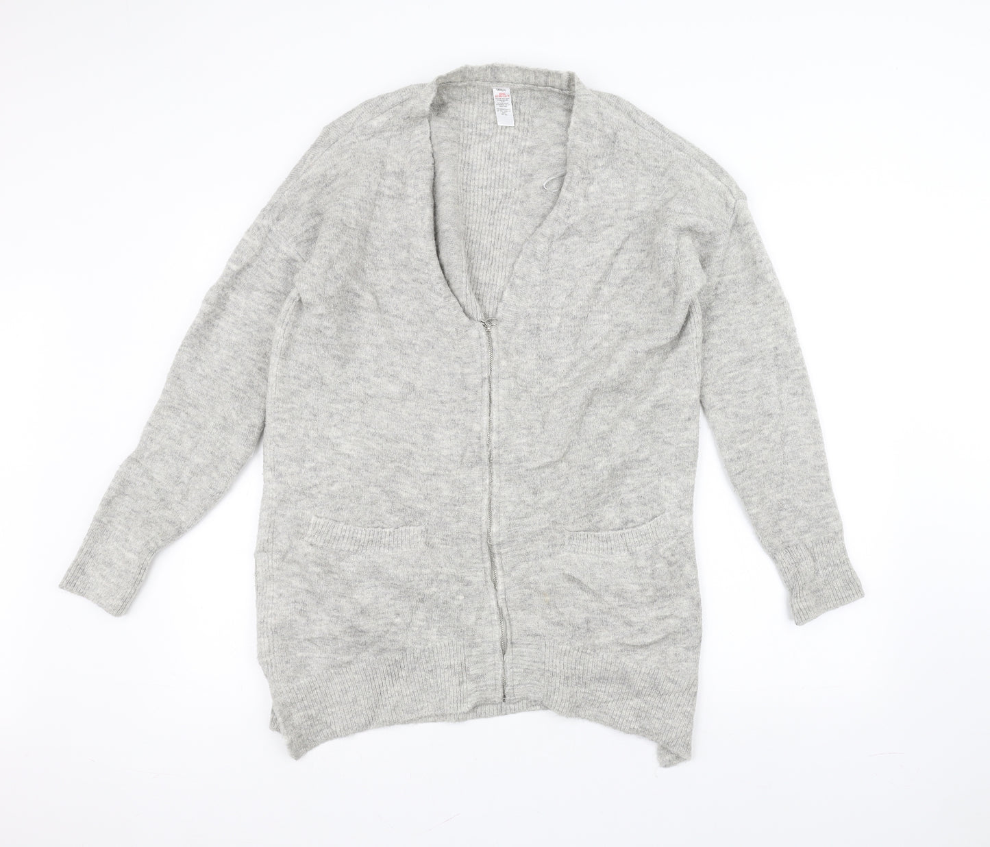 Preworn Womens Grey  Knit Jacket Coatigan Size S