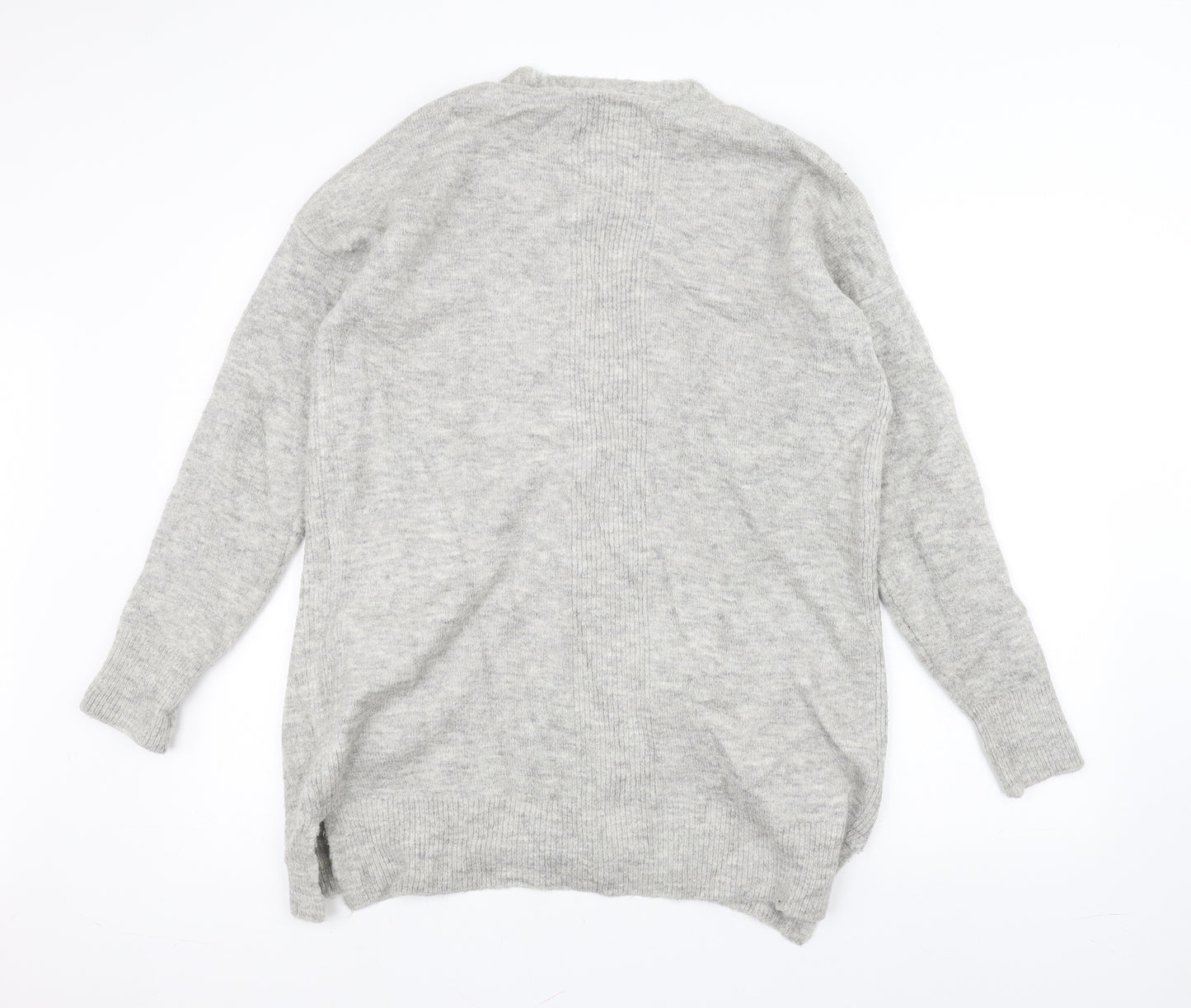 Preworn Womens Grey  Knit Jacket Coatigan Size S