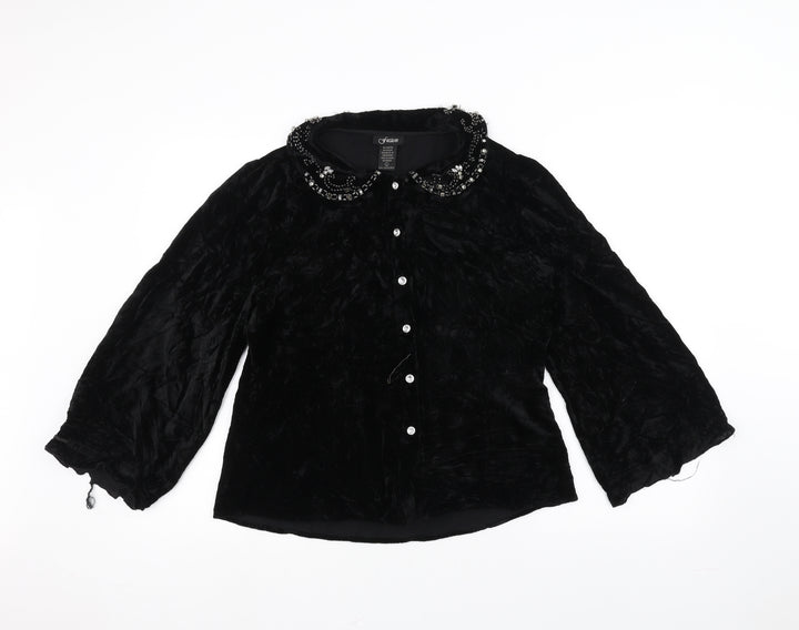 Fusion Womens Black   Jacket  Size L