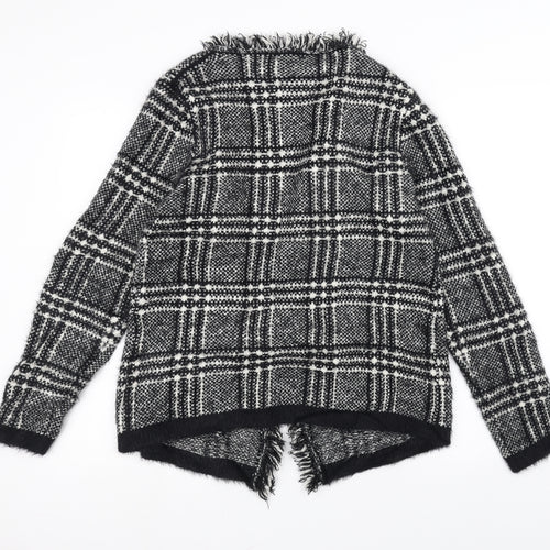 CASAMIA Womens Black  Knit Jacket Coatigan Size S
