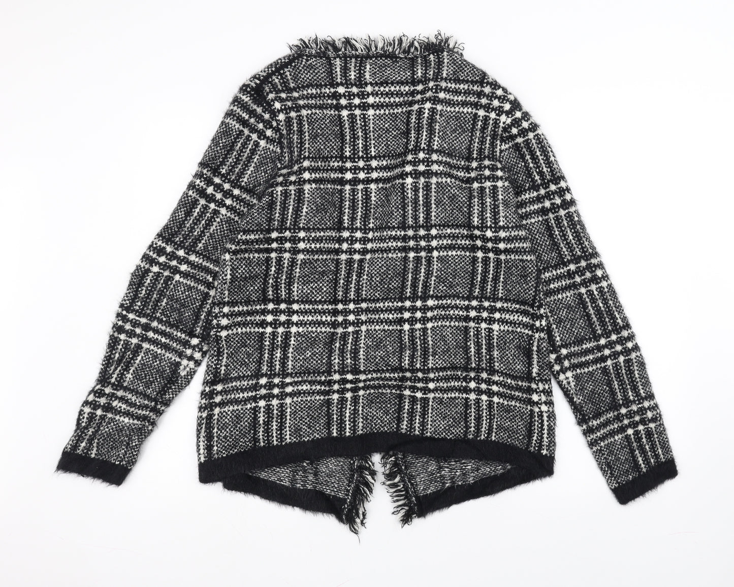 CASAMIA Womens Black  Knit Jacket Coatigan Size S
