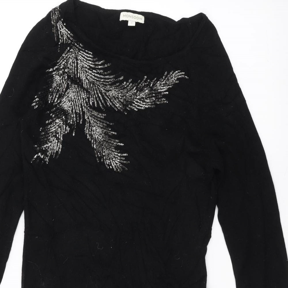 Monsoon Womens Black   A-Line  Size S