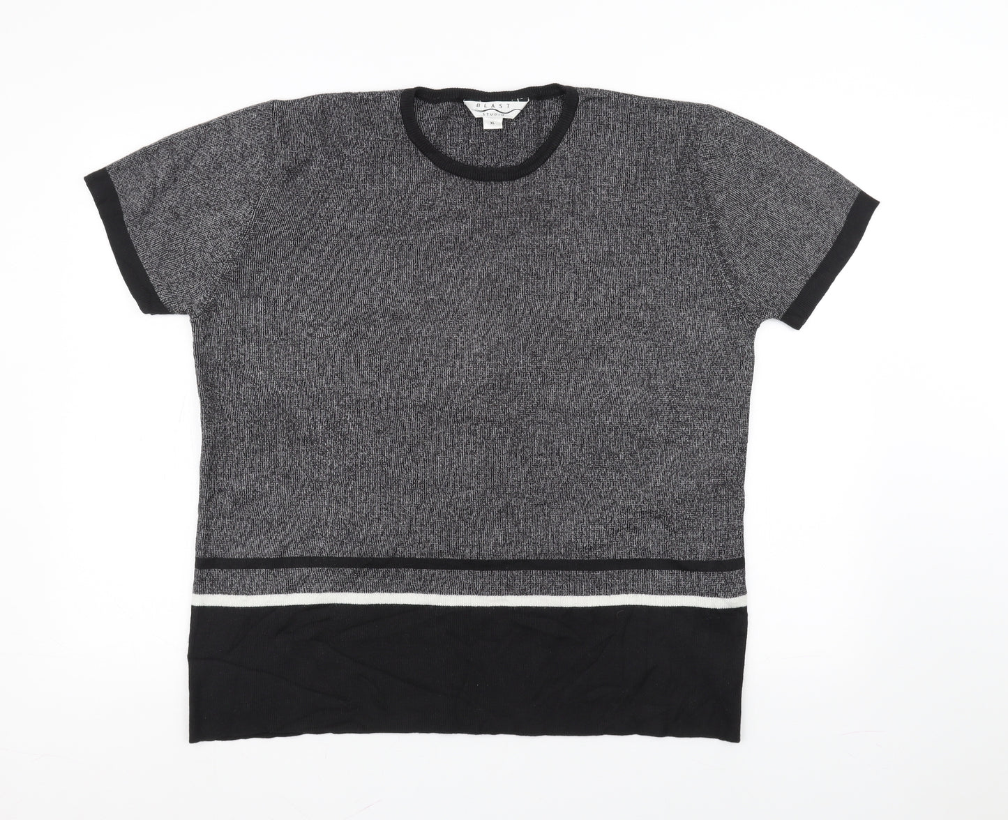 Blast Mens Grey    T-Shirt Size XL